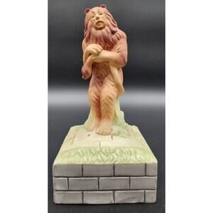 Wizard of Oz Lion Music Box Plays Over the Rainbow Seymore Mann Vint 1981 Korea